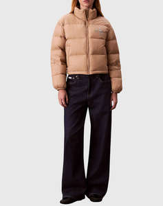CALVIN KLEIN JEANS GRAPHIC LOGO PUFFER JACKET