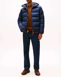 TOMMY JEANS TJM HOODED LOGO PUFFER EXT