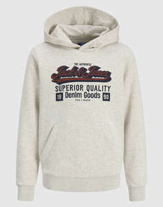 JACK&JONES JJELOGO SWEAT HOOD 2 COL 25/26 NOOS JNR