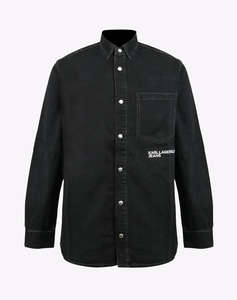 KARL LAGERFELD JEANS KLJ REG DENIM SHIRT