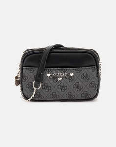 GUESS CROSSBODY CAMERA BAG GEANTA DE COPII GIRL (Dimensiuni: 5 x 11 x 17.5cm.)
