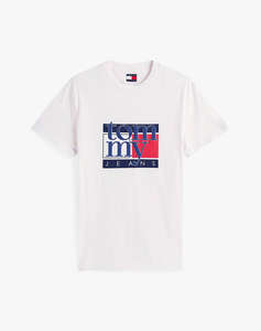 TOMMY JEANS TJM SLIM RWB FLAG TEE EXT