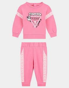 GUESS SET LS ACTIVE TOP+ACTIVE PANTS SET DE COPII GIRL