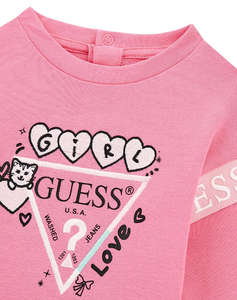 GUESS SET LS ACTIVE TOP+ACTIVE PANTS SET DE COPII GIRL