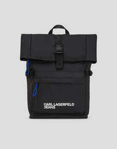 KARL LAGERFELD JEANS KLJ COATED PU BACKPACK (Dimensiuni; 30 x 50 x 12cm.)