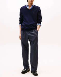 TOMMY HILFIGER PIMA ORG CTN CASHMERE V NECK