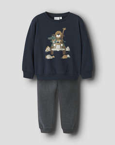 NAME IT NMMOBELIX SWEAT SET BRU