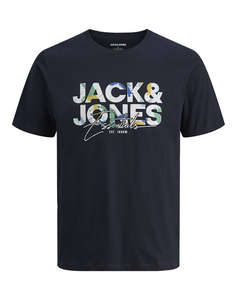 JACK&JONES JJGEPLAS TEE SS CREW NECK LN