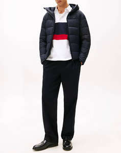 TOMMY HILFIGER MID WEIGHT HOODED JACKET