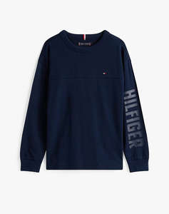 TOMMY HILFIGER HILFIGER SLEEVE GRAPHIC TEE LS