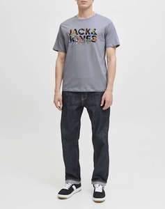 JACK&JONES JJGEPLAS TEE SS CREW NECK LN