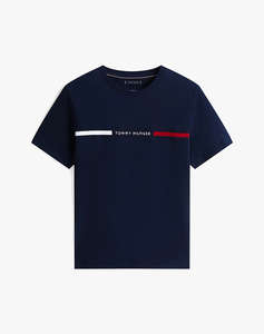 TOMMY HILFIGER HILFIGER CHEST INSERT TEE