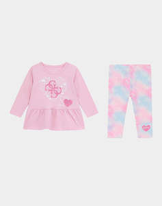 GUESS SET LS T-SHIRT+LEGGINGS SET DE COPII GIRL