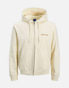 JACK&JONES JORNORREBRO EMB SWEAT ZIP HOOD NOOS