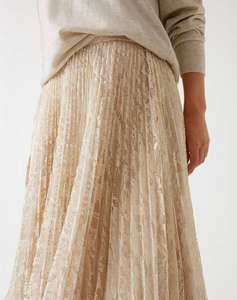GUESS CHARLOTTE PLEATED SKIRT FUSTA DE DAMA