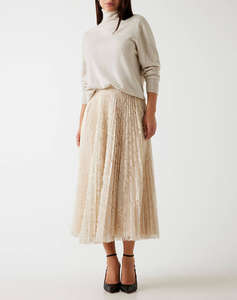 GUESS CHARLOTTE PLEATED SKIRT FUSTA DE DAMA