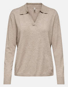 ONLY ONLIBI LIFE LS POLO PULLOVER KNT NCA