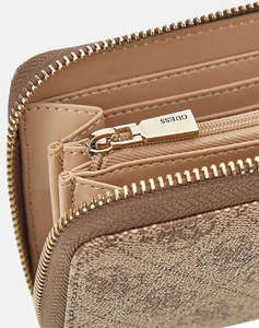 GUESS LAUREL II SLG LARGE ZIP AROUND PORTOFEL DE DAMA (Dimensiuni: 20.5 x 10 x 2.5cm.)
