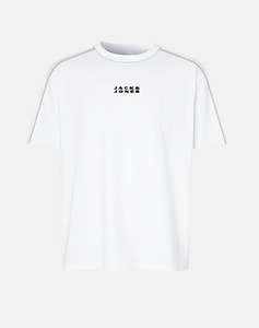 JACK&JONES JCOSTANCE MINIMAL TEXT TEE SS CREW NECK