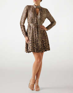 GUESS BY MARCIANO ALANIS WRAP W/TIE LS DRESS ROCHIE DE DAMA