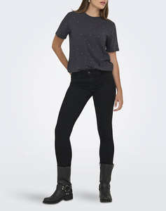 ONLY ONLMONJA S/S STUDS TEE JRS