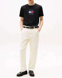 TOMMY HILFIGER LINEAR FLAG GRAPHIC TEE