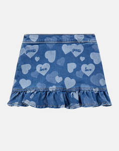 GUESS STRETCH DENIM SKIRT W/LASER FUSTA DE COPII GIRL