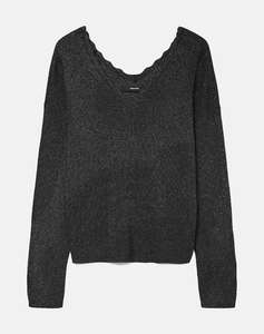 VERO MODA VMNEWLEX SHINE DOUBLE LS V-NECK PULL.