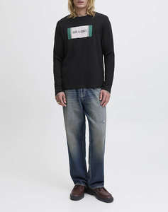 JACK&JONES JJHAYATO TEE LS CREW NECK BTS