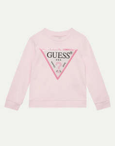 GUESS LS ACTIVE TOP - MID ORG CO UNBRUSH FLEECE 290 BLUZA DE COPII GIRL