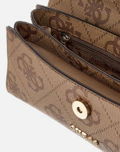 GUESS QUEENSLAND TOP HANDLE FLAP GEANTA DE DAMA (Dimensiuni: 25 x 10 x 6cm.)