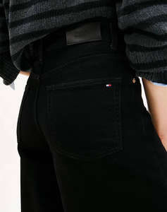 TOMMY HILFIGER DNM BLACK 70s WIDE LEG HW