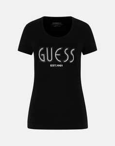 GUESS CN SS GUESS LOGO TEE BLUZA DE DAMA