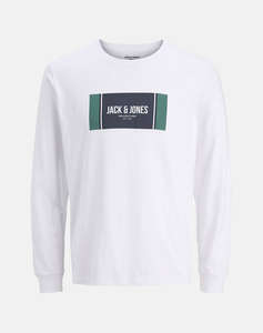JACK&JONES JJHAYATO TEE LS CREW NECK BTS