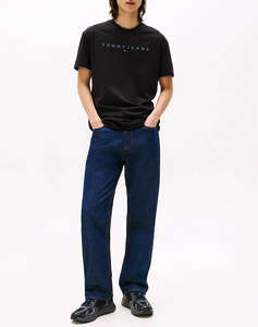 TOMMY JEANS TJM REG LINEAR LOGO TEE EXT