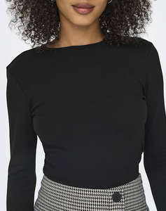 ONLY ONLRILEY O-NECK L/S TOP JRS NOOS