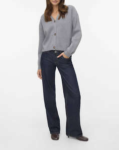 VERO MODA VMSABA FULL NEEDLE LS V-NECK CARDI NOOS