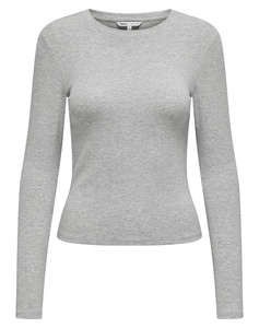 ONLY ONLRILEY O-NECK L/S TOP JRS NOOS