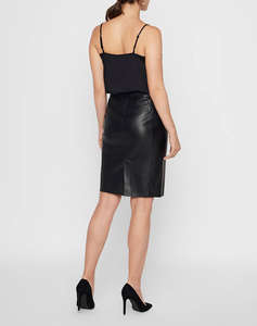 VERO MODA VMBUTTERSIA HW COATED SKIRT NOOS