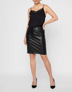 VERO MODA VMBUTTERSIA HW COATED SKIRT NOOS