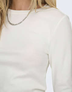 ONLY ONLRILEY O-NECK L/S TOP JRS NOOS