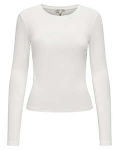 ONLY ONLRILEY O-NECK L/S TOP JRS NOOS