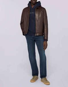 TRUSSARDI JEANS-5 TASCHE 370 CLOSE IN DENIM BLUE/BLACK STONE WASHED