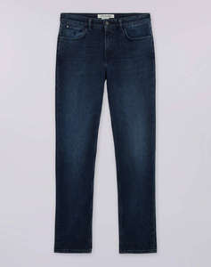 TRUSSARDI JEANS-5 TASCHE 370 CLOSE IN DENIM BLUE/BLACK STONE WASHED