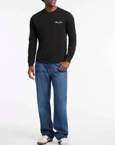 GUESS JEANS GJ CN LS REG PRINT ON SLEEVE BLUZA DE BARBATI