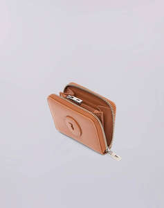 TRUSSARDI SOCIETY ZIP AROUND WALLET MD - CALF LEATHER (Dimensiuni: 11 x 9cm.)