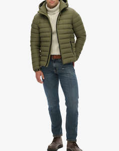 SUPERDRY D1 SDSW HOODED FUJI PADDED JACKET GEACA DE BARBATI