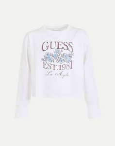 GUESS MIDI LS T-SHIRT BLUZA COPII GIRL