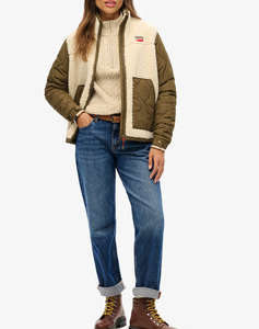 SUPERDRY D1 OVIN FLEECE HYBRID JACKET GEACA DE DAMA