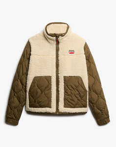 SUPERDRY D1 OVIN FLEECE HYBRID JACKET GEACA DE DAMA